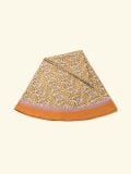 Unisex Tischdecke rund - Blockdruck Kollektion  , aus weicher Baumwolle für 