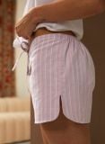 Female Boxershort - Jaipur Red Stripe - The Cotton Cashmere Collectie  , gemaakt van zacht katoen voor 