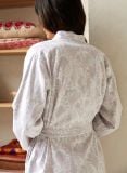Female Robe de chambre - Floral - La Collection Coton Cachemire  , en coton doux pour 
