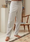 Male Lounge Pants - Blue Twig - The Cotton Cashmere Collection  , made of soft cotton for 