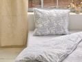 Unisex Housse de couette - Blue Aster - La Collection Coton Cachemire  , en coton doux pour 