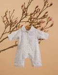 Unisex Barboteuse bebe - Lodhi Garden Blues - La Collection Coton Cachemire  , en coton doux pour 