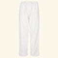 Female Loungehose - Weiss - Die Cotton-Cashmere-Kollektion  , aus weicher Baumwolle für 