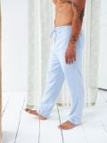 Male Lounge Pants - Blue - The Cotton Cashmere Collection  , made of soft cotton for 