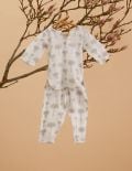 Unisex Pyjama Enfant - Palm - La Collection Coton Cachemire  , en coton doux pour 