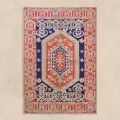 Unisex Kashmir Silk Embroidered Rugs  , en coton doux pour 