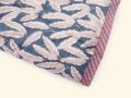 Unisex Quilt - Blue Feathers  , made of soft cotton for 