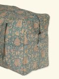 Unisex Quilted Duffle Bag - Block Print Collection  , made of soft cotton for 