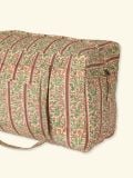 Unisex Quilted Duffle Bag - Block Print Collection  , made of soft cotton for 