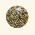 Unisex Drawer and Door Knobs - Green Large Ceramic  , aus weicher Baumwolle für 