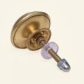 Unisex Drawer and Door Knobs - Brass Plain  , aus weicher Baumwolle für 