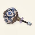 Unisex Drawer and Door Knobs - Blue Grey Ceramic  , gemaakt van zacht katoen voor 