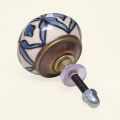 Unisex Drawer and Door Knobs - Blue Grey Ceramic  , gemaakt van zacht katoen voor 