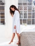 Female Nightshirt - Blue Udaipur - The Cotton Cashmere Collection  , made of soft cotton for 