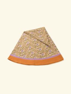 Unisex Tischdecke rund - Blockdruck Kollektion  , aus weicher Baumwolle für 