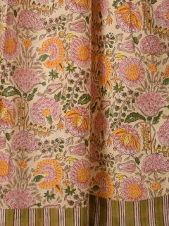 Unisex Curtain - Blockprint Archive Collection  , made of soft cotton for 