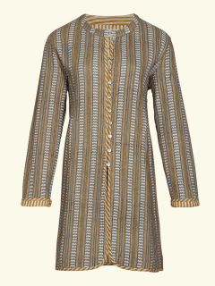 Female Lange Jas Dames - Blockprint Archive Collectie  , gemaakt van zacht katoen voor 