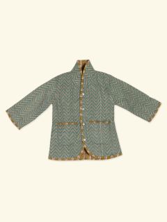 Unisex Kinderjacke - Blockdruck Archiv Kollektion  , aus weicher Baumwolle für 