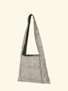 Unisex Quilted Tote Bag - Blockprint Archive Collection  , made of soft cotton for 
