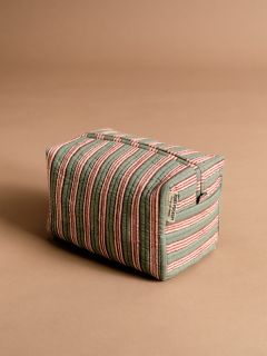 Unisex Kulturtasche - Blockdruck Kollektion - Rijksmuseum Tulip & Stripe Chintz  , aus weicher Baumwolle für 
