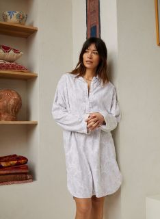 Female Nachthemd - Floral - Die Cotton-Cashmere-Kollektion  , aus weicher Baumwolle für 