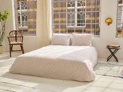 Unisex Bedding Set - Beige Bloom - The Cotton Cashmere Collection  , made of soft cotton for 
