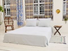 Unisex Drap - Fleur Bleu - La Collection Coton Cachemire  , en coton doux pour 