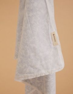 Unisex Baby Omslagdoek - Lodhi Garden Blue - The Cotton Cashmere Collectie  , gemaakt van zacht katoen voor 