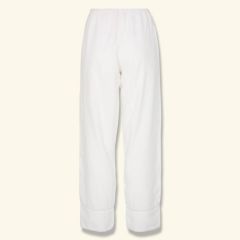 Female Loungehose - Weiss - Die Cotton-Cashmere-Kollektion  , aus weicher Baumwolle für 