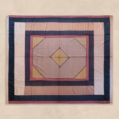 Unisex Kambira Bed or Couch Cover Silk Embroidered  , aus weicher Baumwolle für 