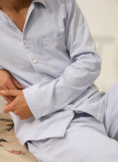 Male Pyjamas - Blue - The Cotton Cashmere Collection  , made of soft cotton for 