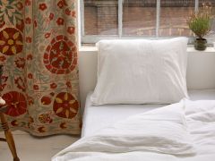 Unisex Bedding Set - White - The Cotton Cashmere Collection  , made of soft cotton for 