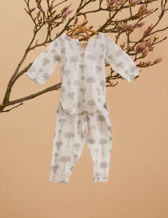 Unisex Pyjama Enfant - Palm - La Collection Coton Cachemire  , en coton doux pour 