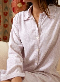 Female Nightshirt - Red Ivy - The Cotton Cashmere Collection  , made of soft cotton for 