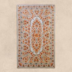 Unisex Kashmir Silk Embroidered Rugs  , made of soft cotton for 