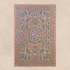 Unisex Kashmir Silk Embroidered Rugs  , made of soft cotton for 