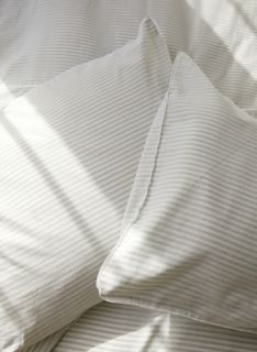 Unisex Bedding Set - Green Stripes - The Cotton Cashmere Collection  , made of soft cotton for 