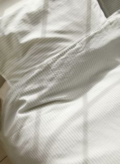 Unisex Dekbedovertrek - Groene Streep - The Cotton Cashmere Collectie  , gemaakt van zacht katoen voor 