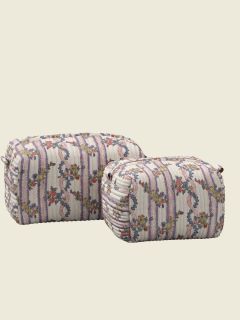 Unisex Toilettas - Blockprint Collectie  , gemaakt van zacht katoen voor 