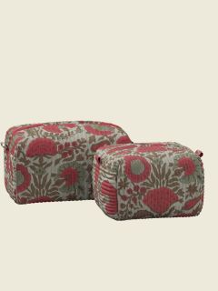 Unisex Toilettas - Blockprint Collectie  , gemaakt van zacht katoen voor 