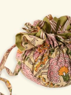 Unisex Pochette à bijoux - Collection d'Impression en Bloc  , en coton doux pour 