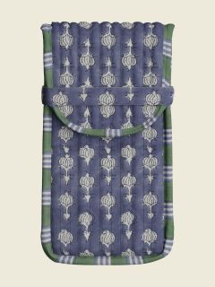 Unisex Brillenkoker - Blockprint Collectie  , gemaakt van zacht katoen voor 
