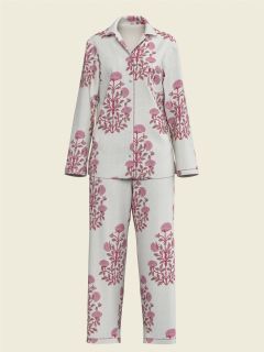 Female Pyjama - Collection d'Impression en Bloc  , en coton doux pour 