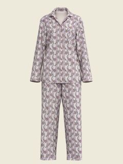 Female Pyjama - Collection d'Impression en Bloc  , en coton doux pour 