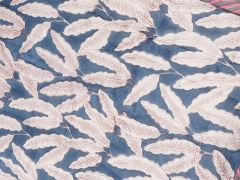 Unisex Quilt - Blue Feathers  , made of soft cotton for 