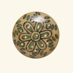 Unisex Drawer and Door Knobs - Green Large Ceramic  , gemaakt van zacht katoen voor 