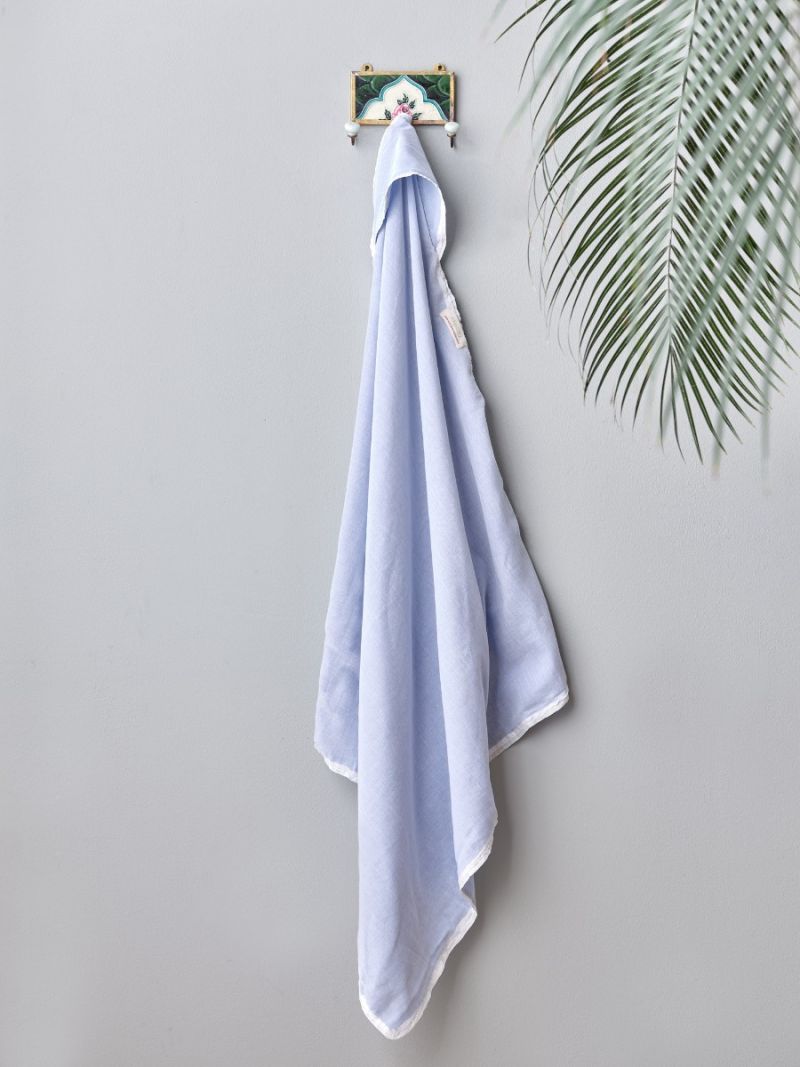 Baby Tragetuch - Blau - Die Cotton-Cashmere-Kollektion