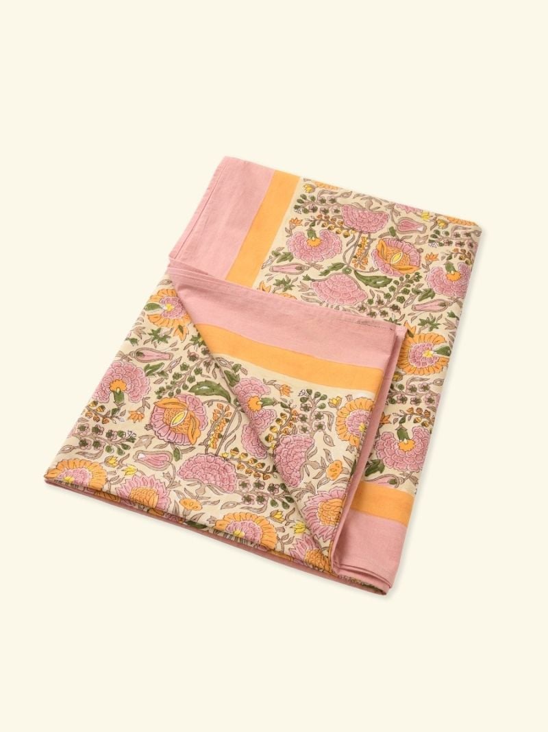 Unisex Tablecloth Rectangular  - Block Print Collection  , made of soft cotton for 
