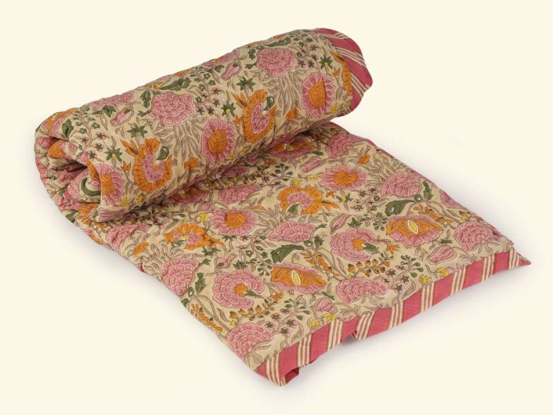 Unisex Baby Deken - Blockprint Archive Collectie  , gemaakt van zacht katoen voor 