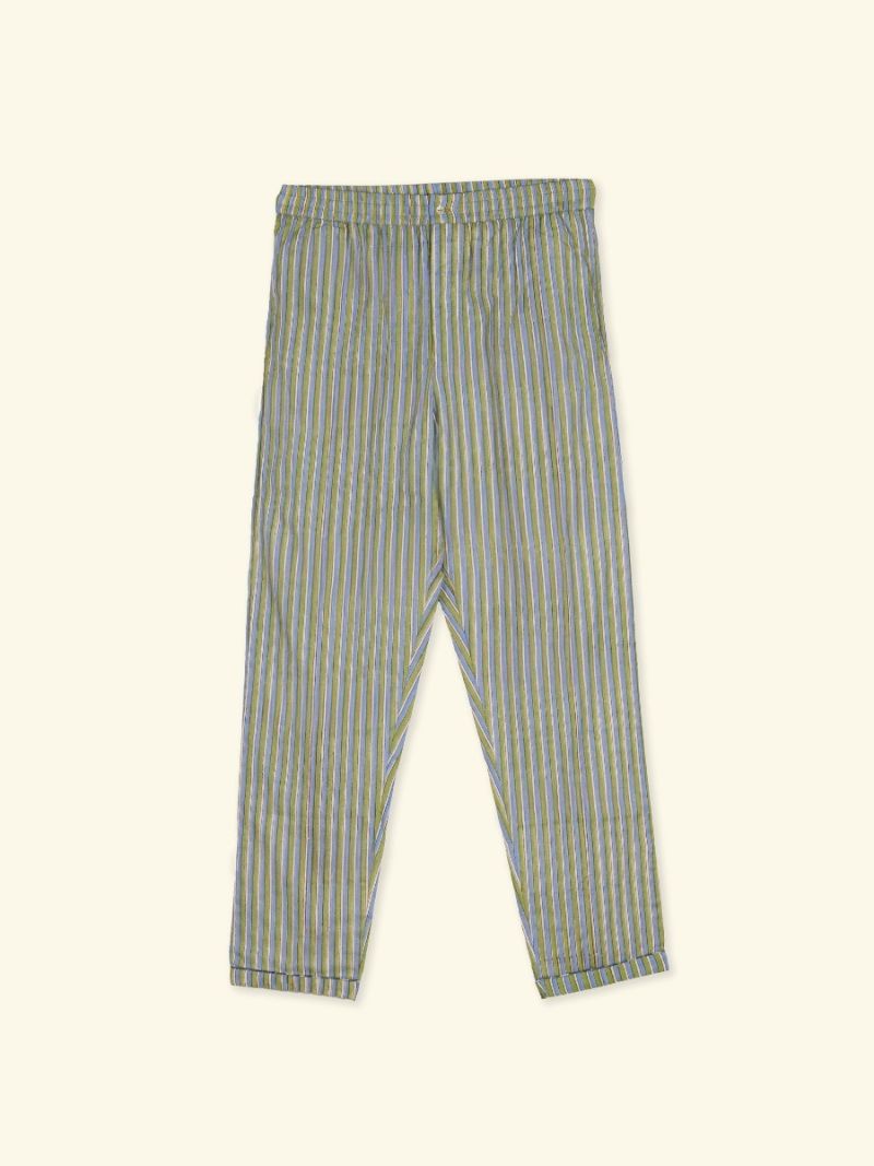 Male Zomerbroek - Blockprint Archive Collectie  , gemaakt van zacht katoen voor 